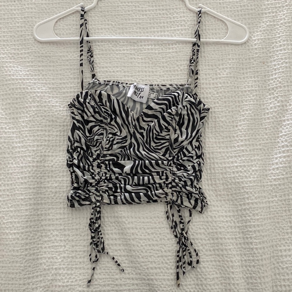 Princess Polly Zebra Corset Top